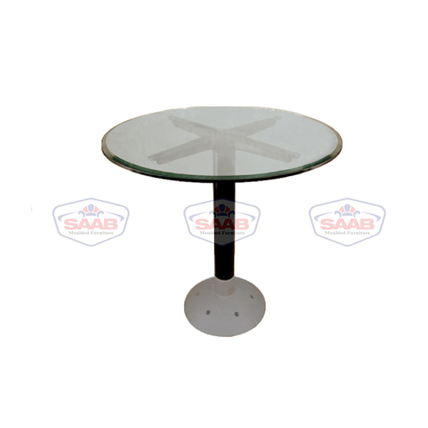 Small Round Mirrored Table (S-112)