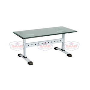 Rectangular Square Glass Dining Table (S-218)