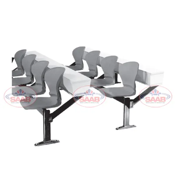 Plastic waiting room chairs